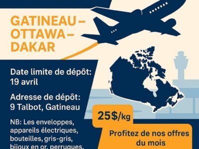 WORLD DELIVERY GATINEAU-OTTAWA-DAKAR