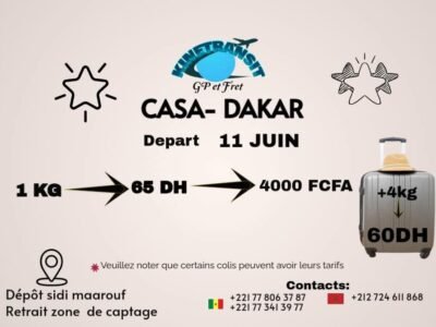 KINETRANSIT GP ET FRET CASA-DAKAR