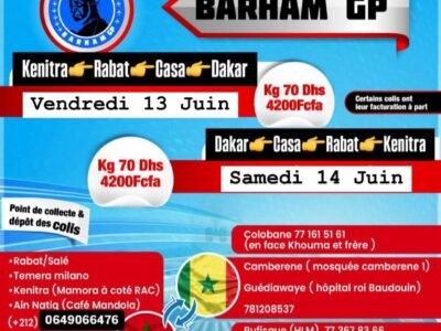 BARHAM GP DAKAR CASA RABAT KENITRA