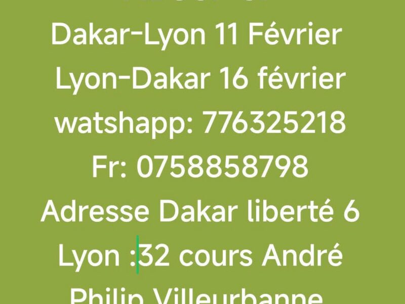 MBOUP GP SENEGAL-FRANCE(DAKAR-LYON)