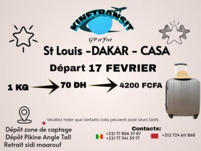 KINETRANSIT GP SENEGAL-MAROC(SAINT-LOUIS-DAKAR-CASA)