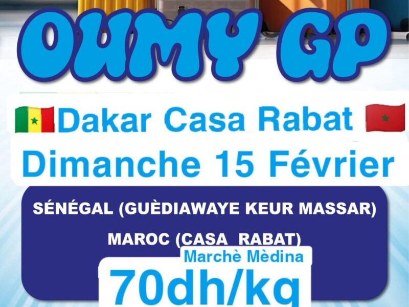 OUMY GP SENEGAL-MAROC(DAKAR-CASA-RABAT)