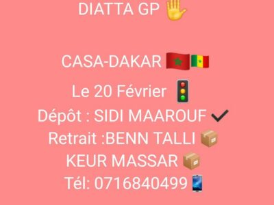 DIATTA GP MAROC-SENEGAL(CASA-DAKAR)