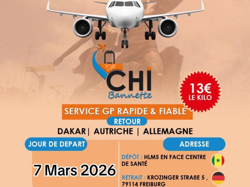 CHI BANETTE GP SENEGAL-ALLEMAGNE-AUTRICHE(DAKAR-FREIBURG)