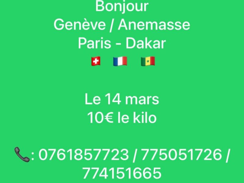 GP SUISSE-PARIS-SENEGAL(GENEVE-ANEMASSE-PARIS-DAKAR)