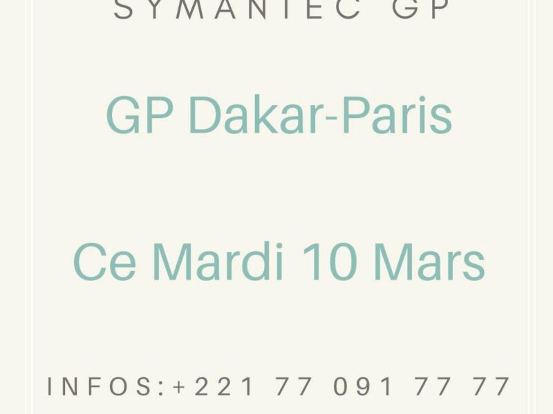 SYMANTEC GP SENEGAL-FRANCE(DAKAR-PARIS)