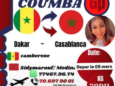 COUMBA GP SENEGAL-MAROC(DAKAR-CASABLANCA)