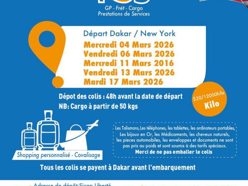 NDS GP SENEGAL-USA(DAKAR-NEW YORK)