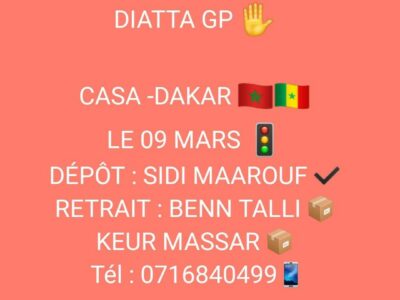 DIATTA GP MAROC-SENEGAL(CASA-DAKAR)